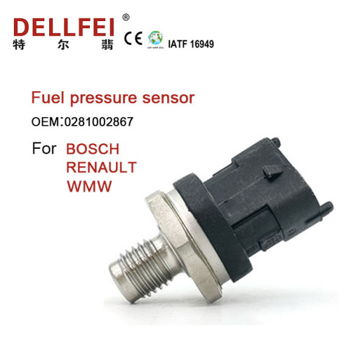 Sensor de presión de combustible alto 0281002867 para Renault MWM