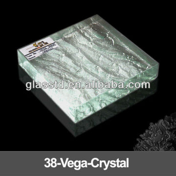 Crystal coutertop glass with Vega textures