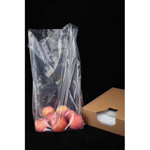 PE Plastic Flat Bag With Gusset