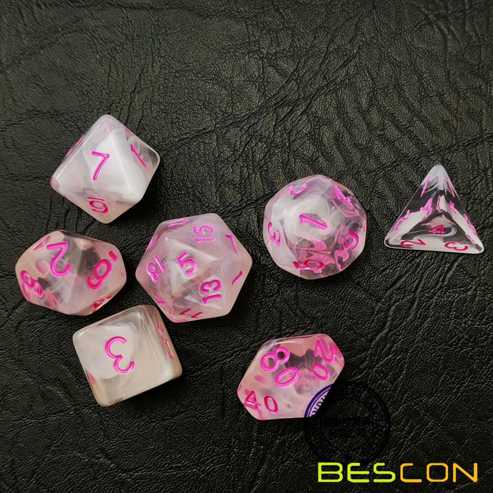 Pink Cloud Role Playing Game Dice Of 7 3