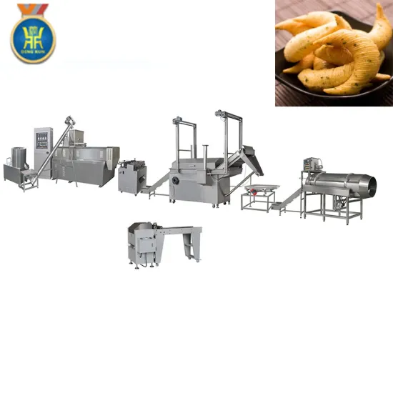 Automatic pellet bugle chips machine