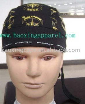 100 percent cotton overall offset printed bandanna