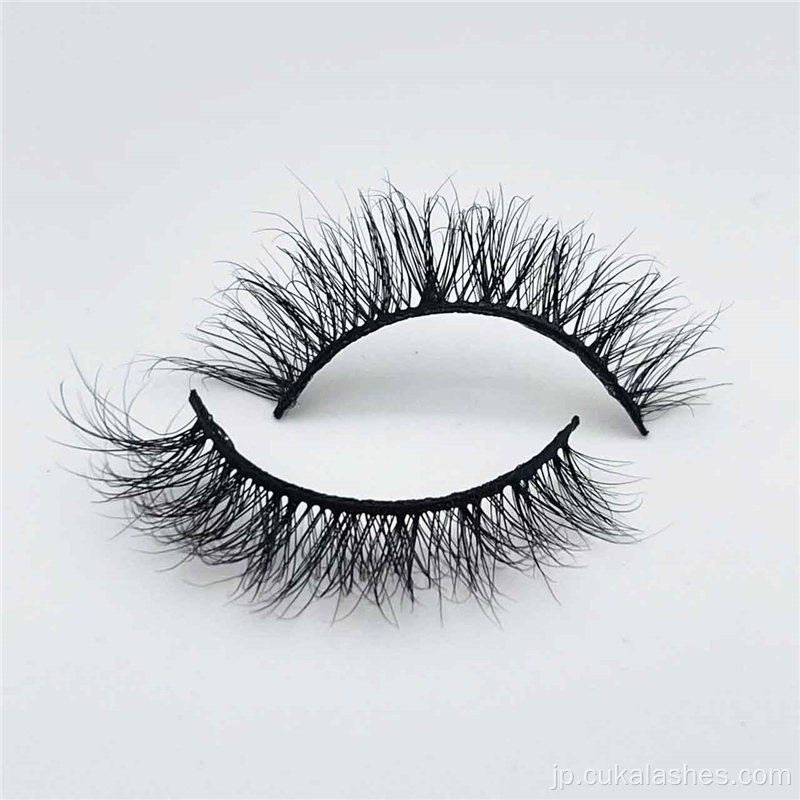 12mm Real Mink Lashes 5d Sisy Minkまつげ