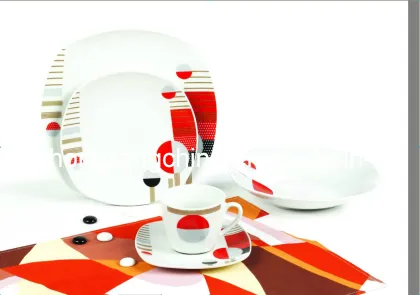 Flower Decor Tableware