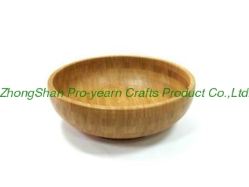 Bamboo salad bowl