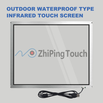 Pantalla táctil infrarroja impermeable de 19 pulgadas 10 puntos