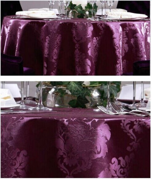 Jacquard Tablecloth for Hotel with Anti-Wrinkle