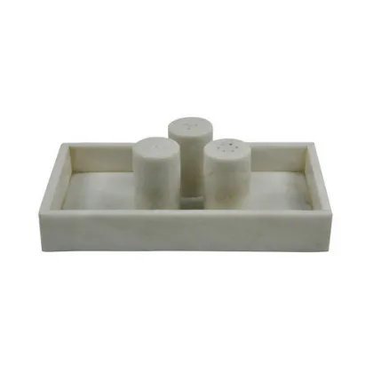 Black Marble Salt & Pepper Shaker