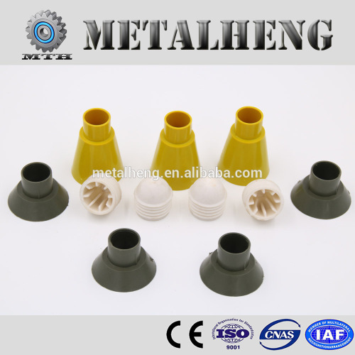 Plastic accessories pvc D15 sealing tie rod cones for thread rod