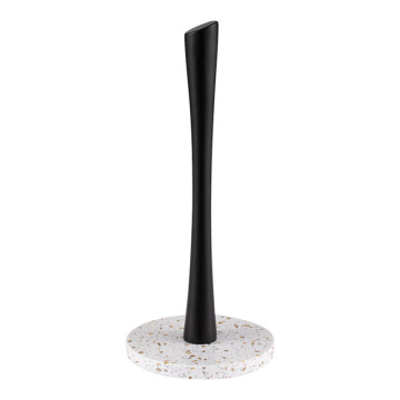 Factory Direct Sale Reusable Stainless Steel Marble Base Roll Paper Towel Holder - Kitchenware