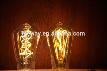 ST64 led filament bulb 8w 10w with CE and Rohs