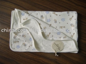 Bamboo Organic Cotton Baby Blanket
