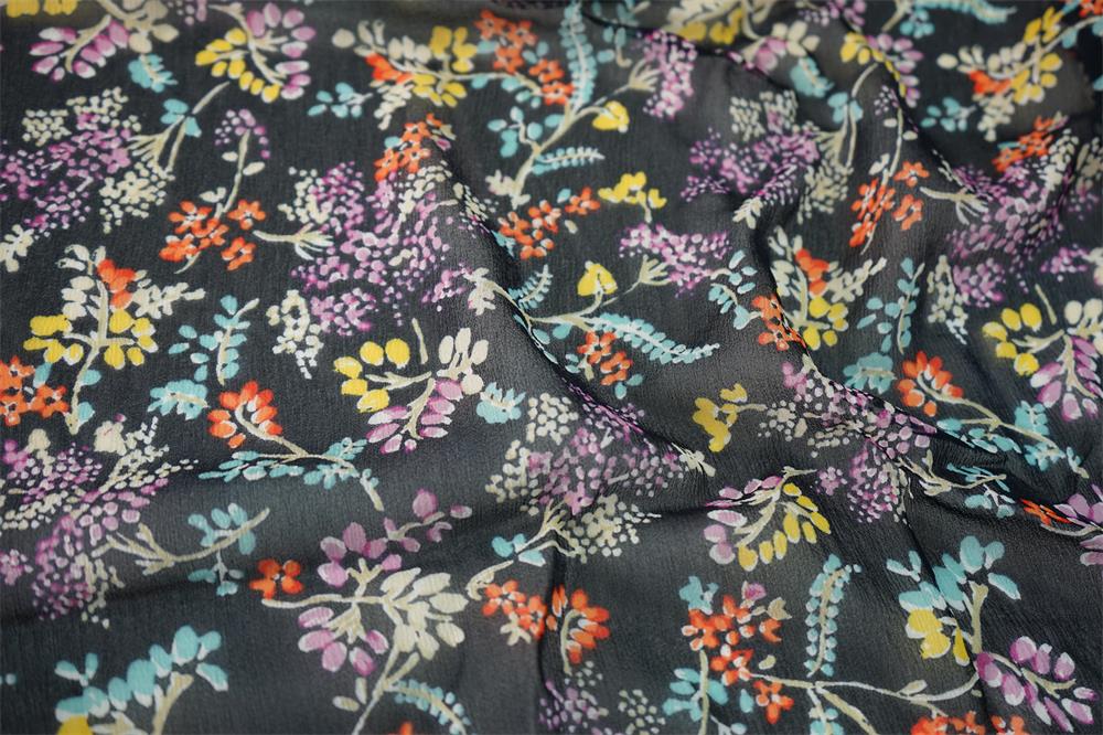 Viscose Filament Yarn Crepe Fabric