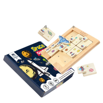 Universe Adventure: Interactive 3D Educational Toys - Memory Card Games, Sliding Wooden Puzzles & Sensory Playsets for Huarong Road
