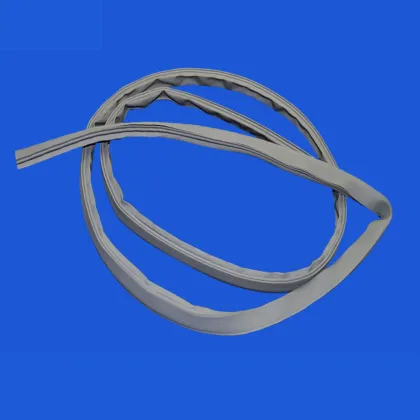 Rubber edge for sheet metal seal strip