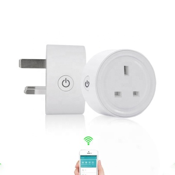 16A Zigbee WiFi Smart Plug avec énergie moniteur - Royaume-Uni, application Tuya et assistant vocal compatible