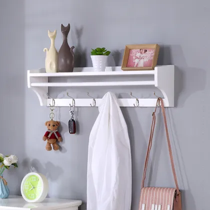 2021 Wooden Wall Shelf Simple Modern Living Room Bookshelf