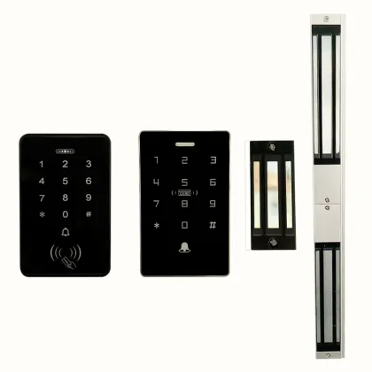 Standalone Plastic Touch Keypad Door Lock with RFID Access Control Systems: Password and Access Control Card Reader