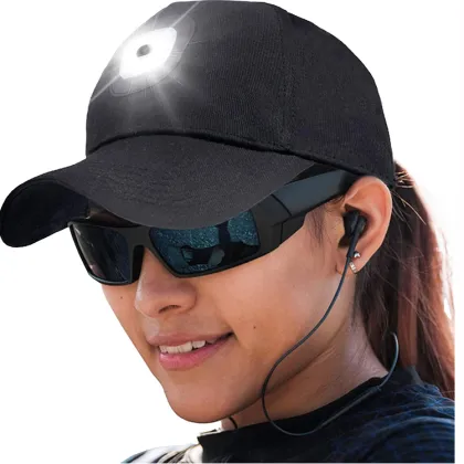Build-In Rechargeable Unisex LED Baseball Hat: Innovative Flashlight Hat and LED Baseball Cap