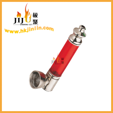 yiwu jinlin new product wonderful plastic acrylic smoking pipe manufacturer JL-143
