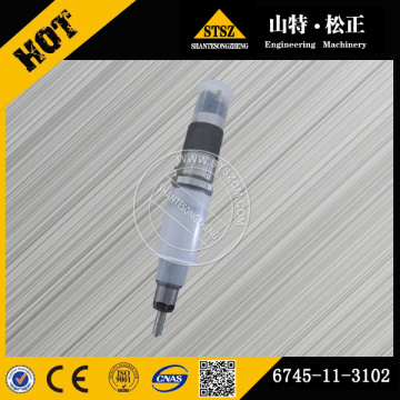 Motorinjector 6745-11-3102 voor Komatsu-motor SAA6D114E-3E