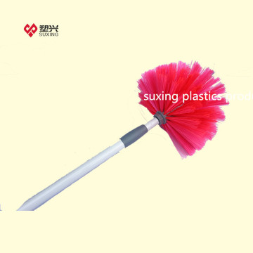 India market plastics ceiling broom 017 with 1.5M telescopic metal handle