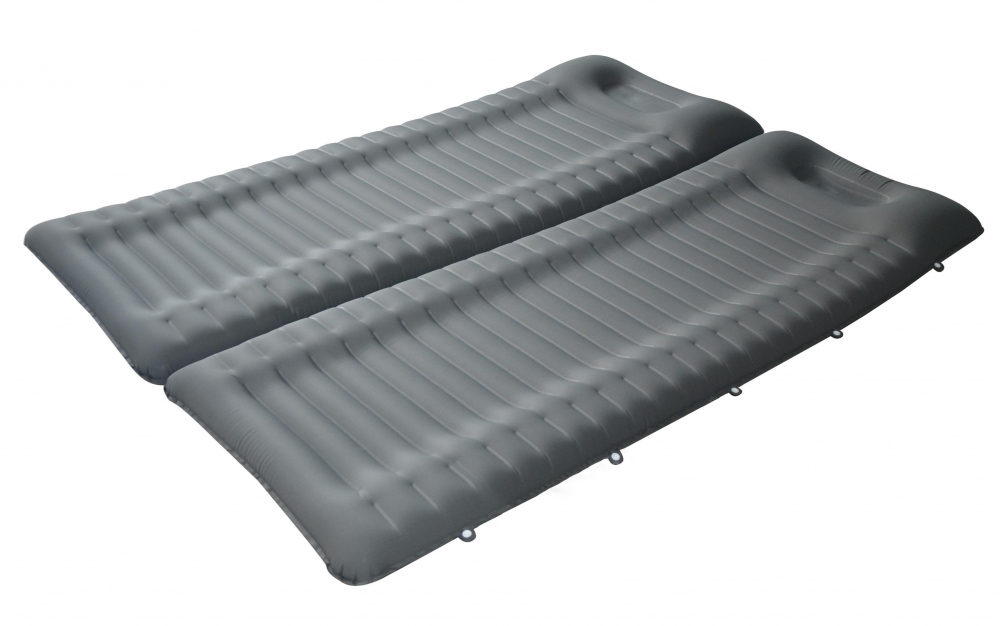 double layer inflatable sleeping pad