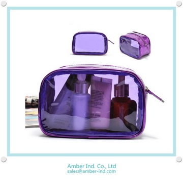 Clear PVC Vinyl cosmetic bag