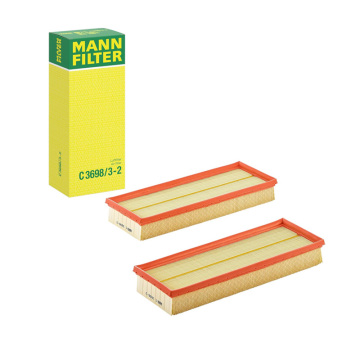 Original Genuine Mann Filter C 3698/3-2 Air Filter Element for Mercedes-Benz