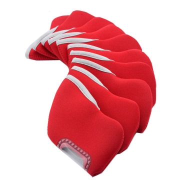 10pcs/Set Leichtes Neopren Golf Club Head Cover - By FEHEN -Design für Irons &amp; Putterschutz sehen