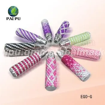 2013 china best  colorful battery for ladies  e-pipe diamond battery