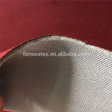 Sponge foam laminated Suede leather car roof cover/shoe cover fabric