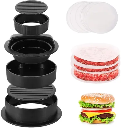 Burger Press: Hamburger Patty Maker for Stuffed and Regular Burgers