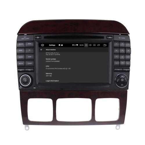 2 Din Car Multimedia System Benz S400