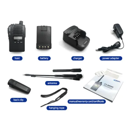 High Power 15km Long Range FM Transceiver Crony Handheld Walkie Talkie