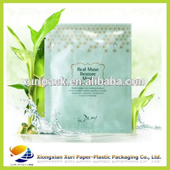 cosmetics facial mask bag for hot sell my beauty dairy mask china factory supplier