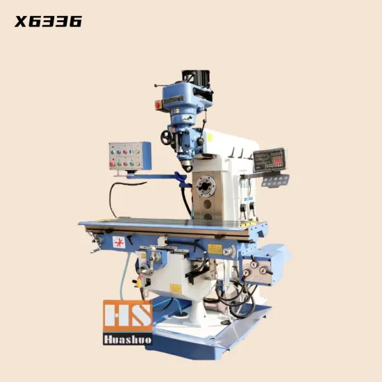 X6336 Universal Milling Machine: Heavy Duty Metal Drilling & Cutting Tools with Digital Display