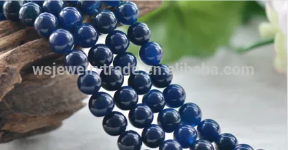 Natural blue agate beads Wholesale agate Factory direct sales