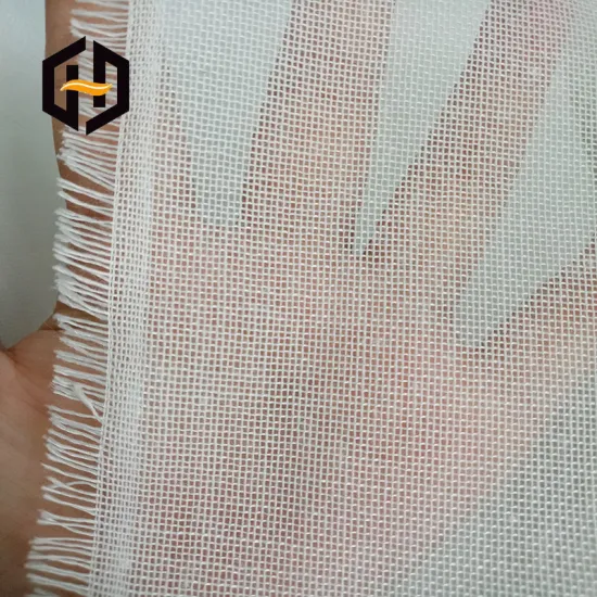 90gsm leather backing scrim greige fabric