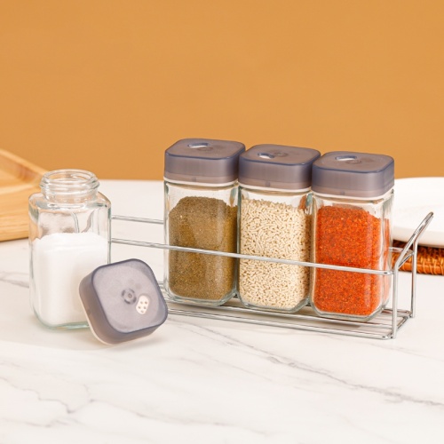 Garrafa de condimento conjunto para cozinhar em casa e churrasco