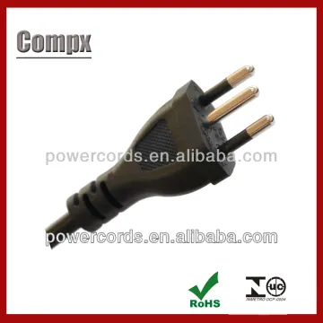 10/12/16A 250V brazil power cord