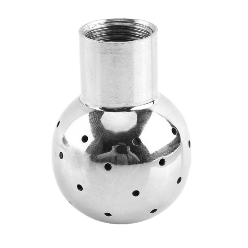 Internal thread rotary cleaning ball