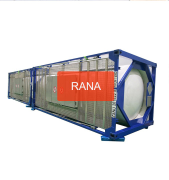 PTFE Sheet Lined Electronic Chemical Acid storage ISOtank