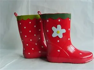 Beautiful rubber rain boots for kids