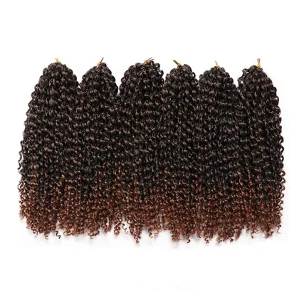 Afro Kinky twist Synthetic Marley curly Braiding Hair crotchet Extensions marley hair afro kinky hair bulk