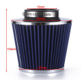 Universal 76mm round closed-Top cool air filter cleaner