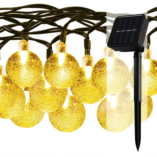 OEM Solar-Powered LED Fairy Lights for Garden Decor
