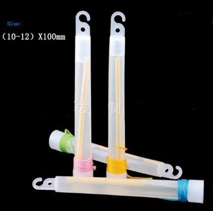 Dark Glow Stick: Night Fishing Float with Fluorescent Lightstick for Rod Lights