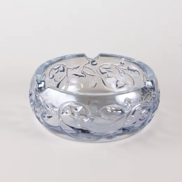 Wholesale Cheap Crystal Glass Octagon Ashtray for Office Decoration