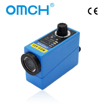 BZJ-411 9mm Detect 10-30VDC CE ROHS Loghc Coaxial Reflection Color Mark Code Photocell Sensor Switches